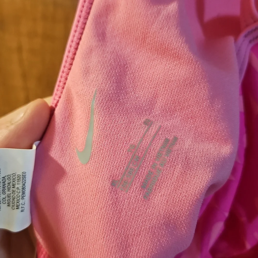 Nike Girls' T-Crossback Midkini Set: PINK: NEW WITH TAGS: SIZE XL